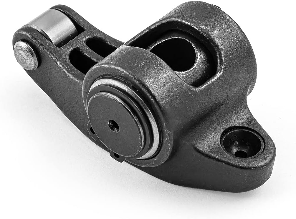 Speedmaster PCE261.1164 Compatible with Chevy BBC 454 1.7 Ratio 7/16" Ultra Black Chromoly Roller Rocker Arms Set