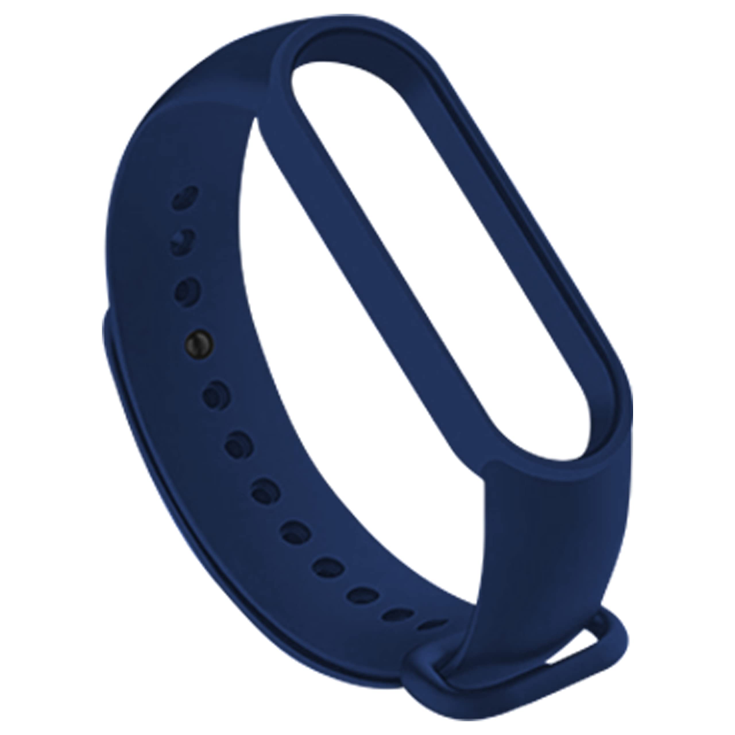 CROSSVOLT Adjustable Xiaomi Mi Band 5/ Mi Band 6 Watch Silicone Strap Band Bracelet-(BLUE)-image-12