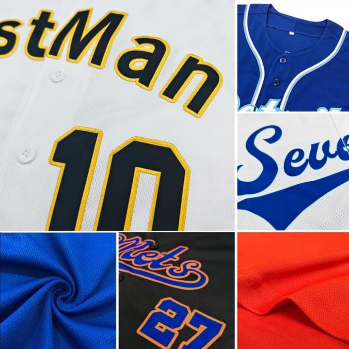 Custom Baseball Jersey Personalized Customize Team Name Number Stitched Printed Sport Uniform Shirts for Men Women - Image 5