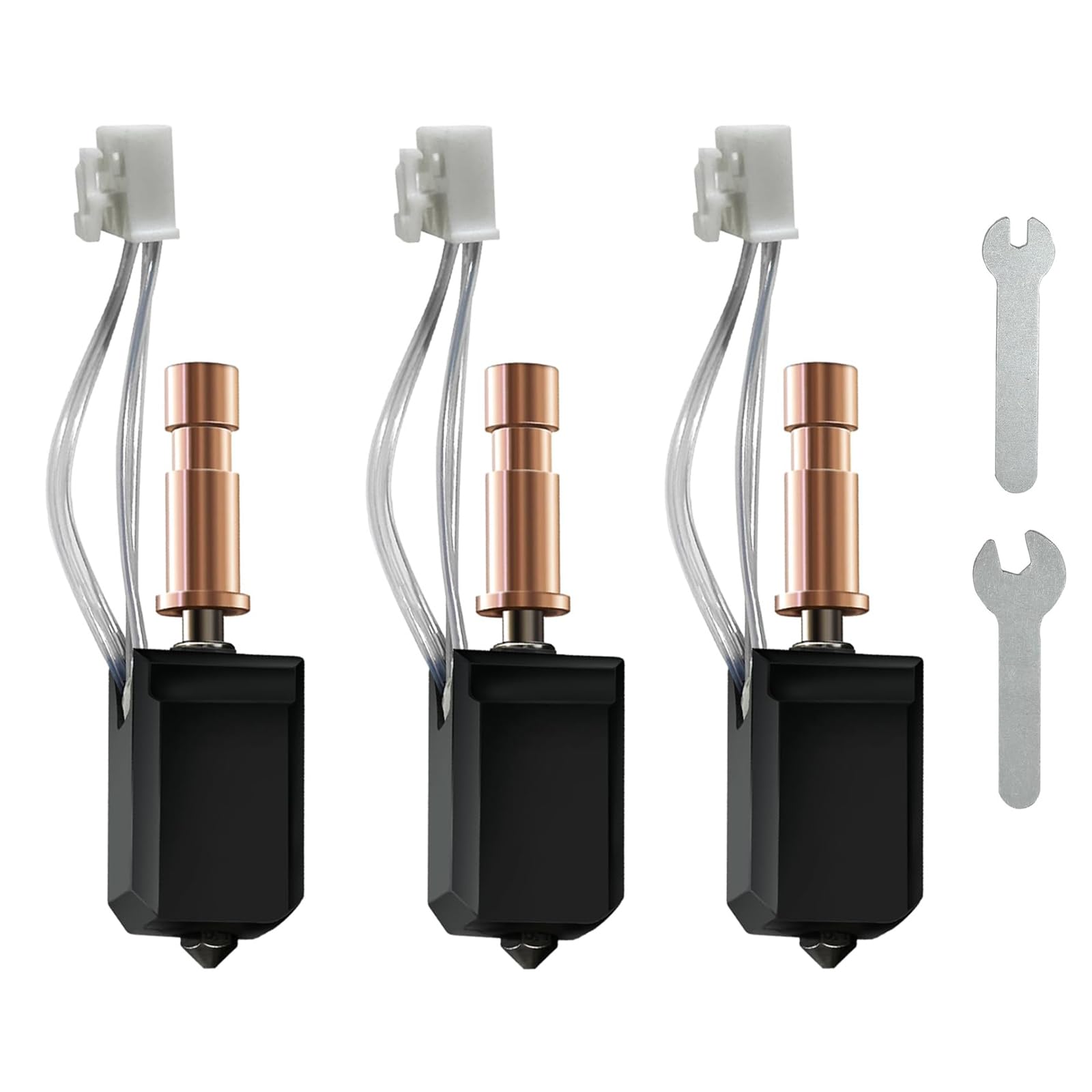 Ceramica Hotend per Kobra S1 Combo, 0,2mm 0,4mm 0,6mm Upgrade Hotend Kit, 3D Printer Heater Hotend Integrated Throat Kit, Testina di Pressione Extruder Kit per Anycubic Kobra S1/ACE Pro