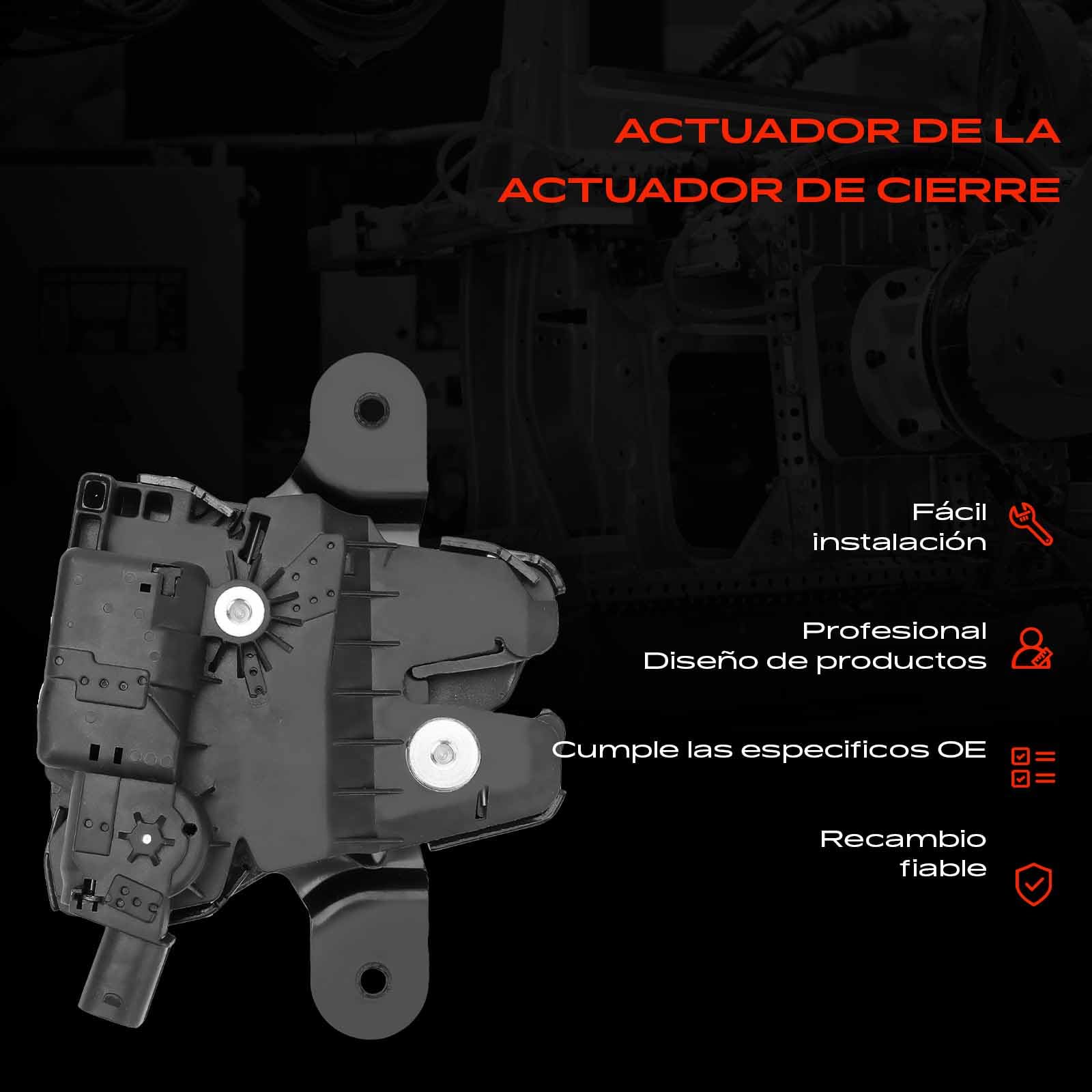 Frankberg Cerradura del portón trasero Puerta trasera del vehículo Izquierda Abajo Compatible con M.i.n.i Clubman R55 C.o.o.p.e.r Izquierda Abajo 1.6L-2.0L 2007-2014 Replace# 51247167498