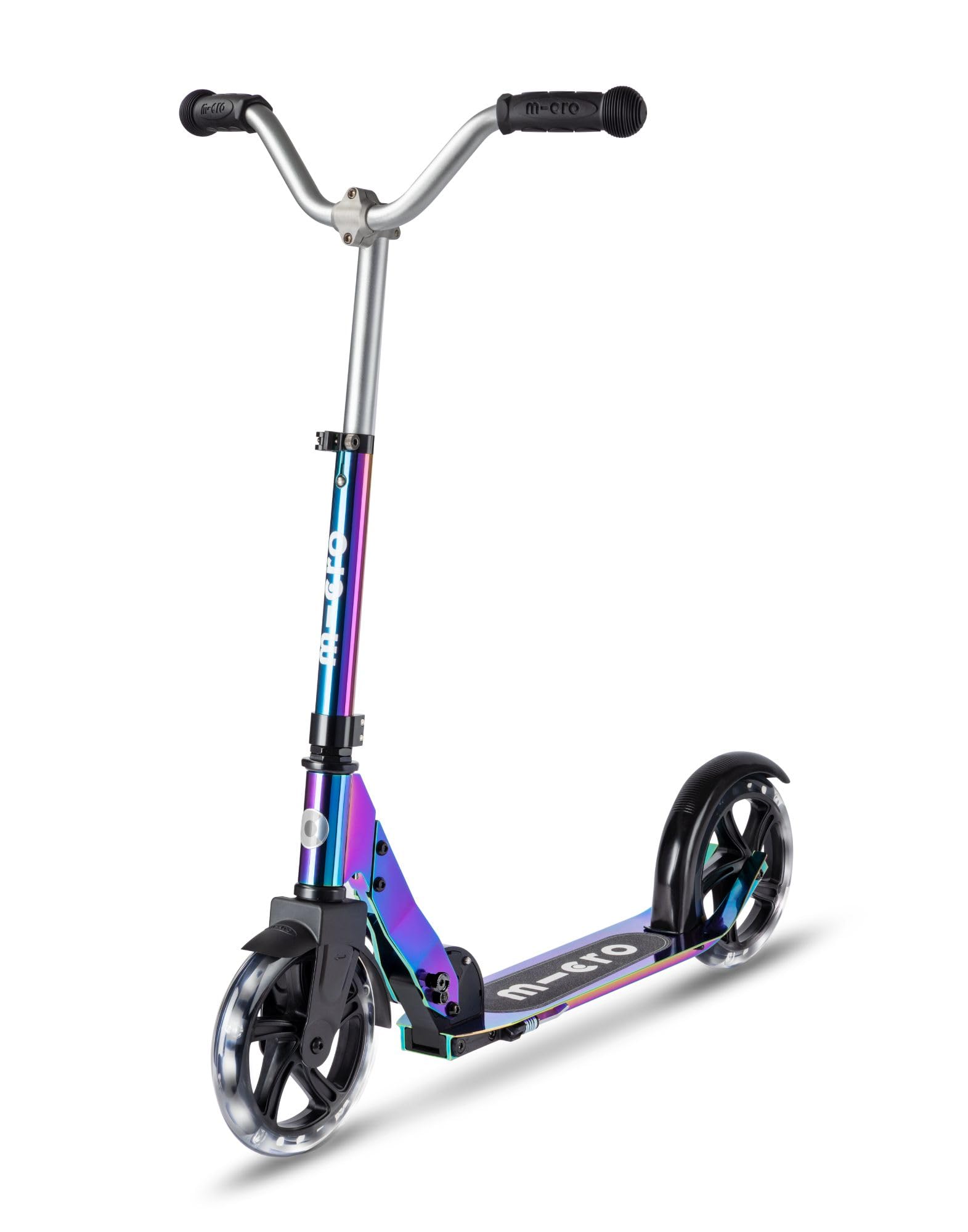 Micro | Trottinette Enfant Cruiser | Grande Roues | Pliable | Guidon Chopper | 7-12 Ans