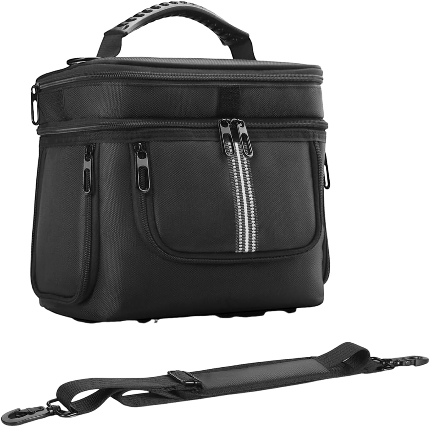 ポータブル電源 キャリングバッグ - 防水 クッション性 保護ケース,耐衝撃 バッグ 取っ手付き ショルダーストラップ付き ハイキン