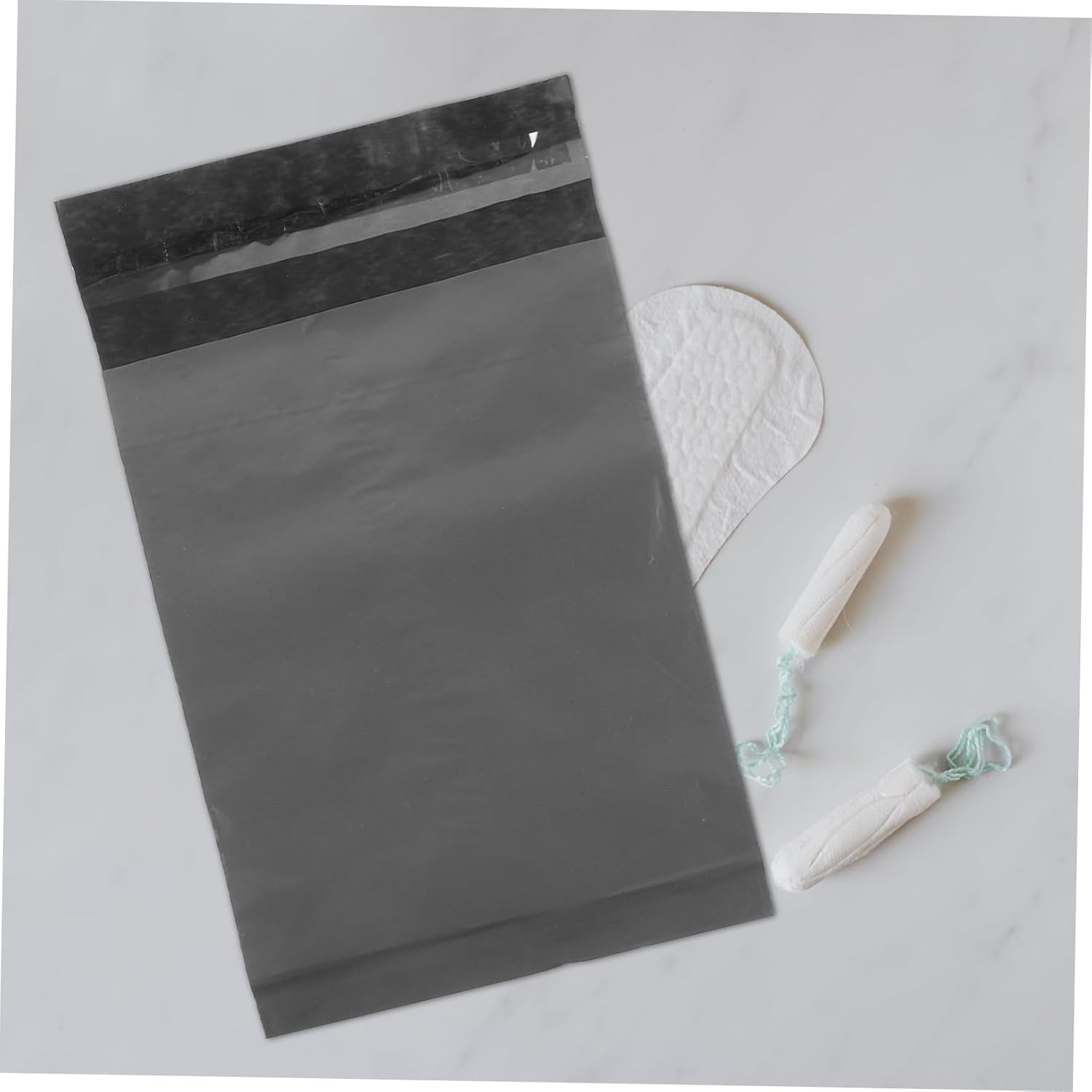 100pcs Self Seal Sanitary Bags Plastic Odor Sealing for Women Girls