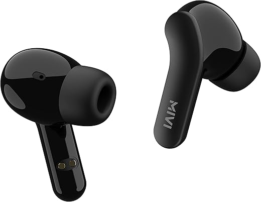 Mivi Duopods A25 Bluetooth Truly Wireless in Ear Earbuds with Mic with 40Hours Battery, 13Mm Bass Drivers & Made in India. with Immersive Sound…