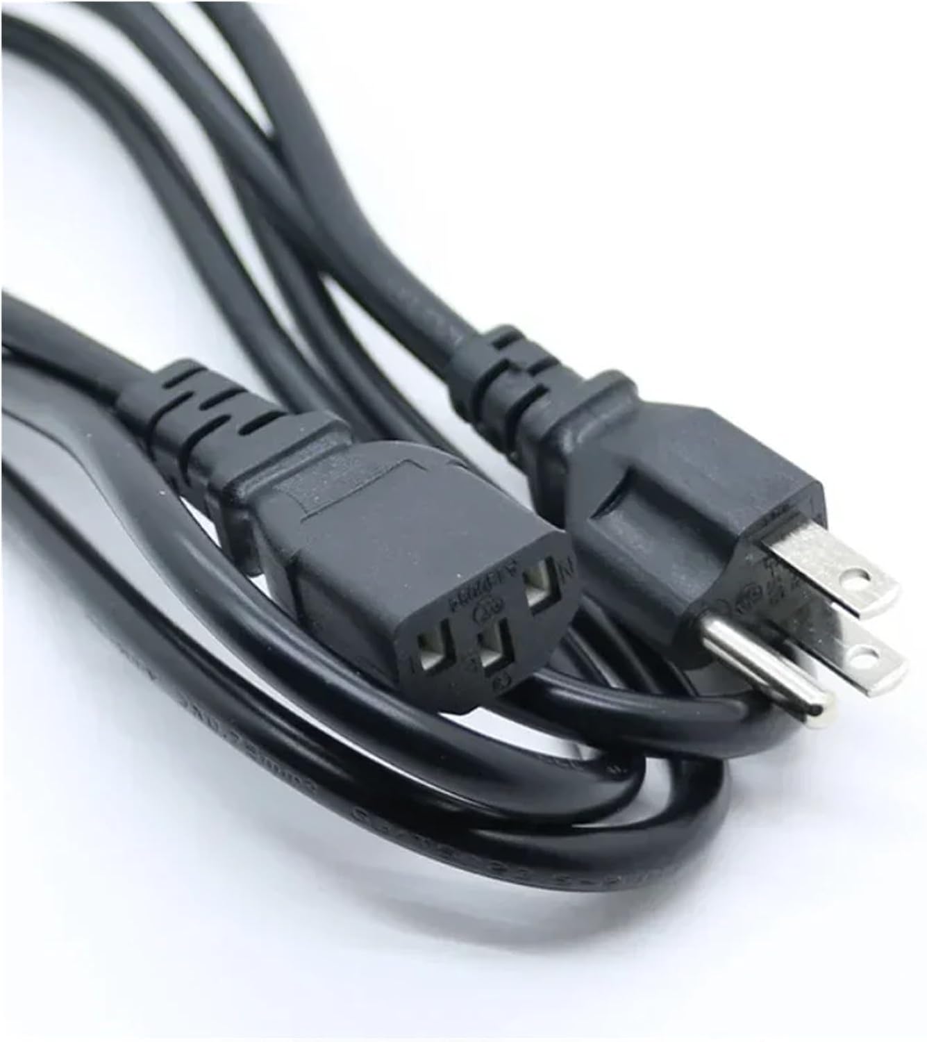1.5m 10A 125V C13 3-pin 0.75/1/1.5/2.5sqm AC Power Cord(0.5 Square)
