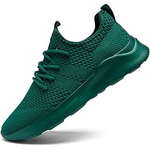 EGMPDA Women's Knitted Breathable Trainers | Breathable knitted mesh, lightweight flexible sole, slip-on lace-up, for walking, gym, running, casual daily wear