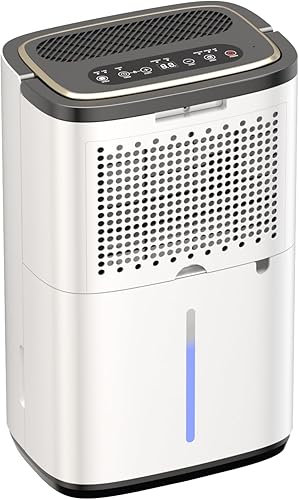 Miniatura 7 de Deshumidificador de 55 pintas, 5200 pies cuadrados, deshumidificadores grandes con manguera para habitaciones de sótano grandes, modo Dehusecoaire