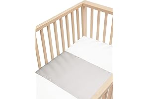 25 Momme Dove Gray Silk Crib Sleeve - SIDS Safe for Silkier Hair and Slumber