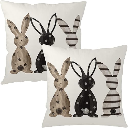 Miniatura 19 de Fundas de Almohada Decorativas de Invierno Navidad Renos Pino Pájaros Cardinales País de las Maravillas Bosque Funda de Almohada 18x18 Juego de 2