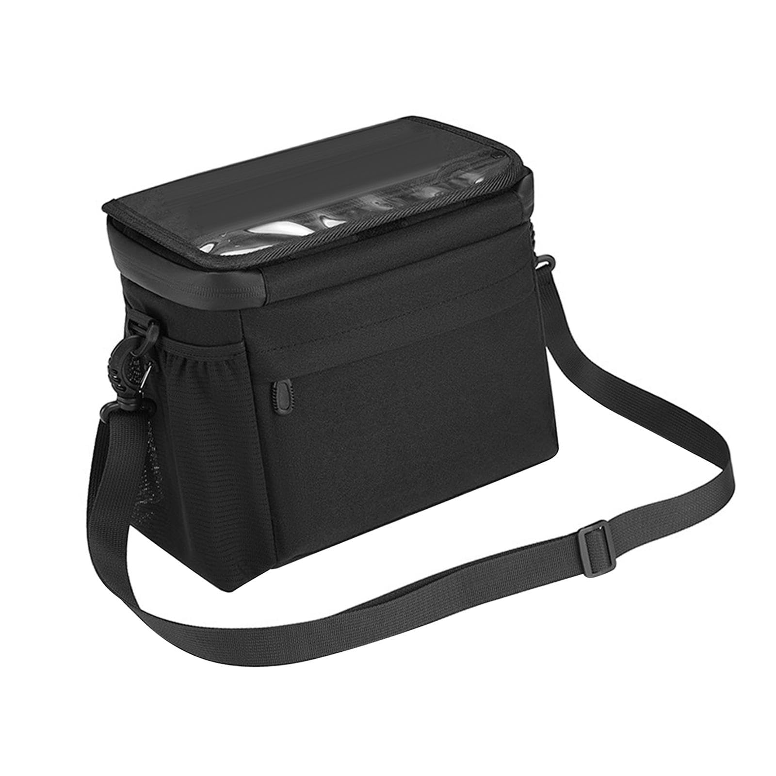 kowaku Sacoche de Guidon de Vélo avec Bandoulière, Porte-gobelet Multifonction, Pochette de Rangement