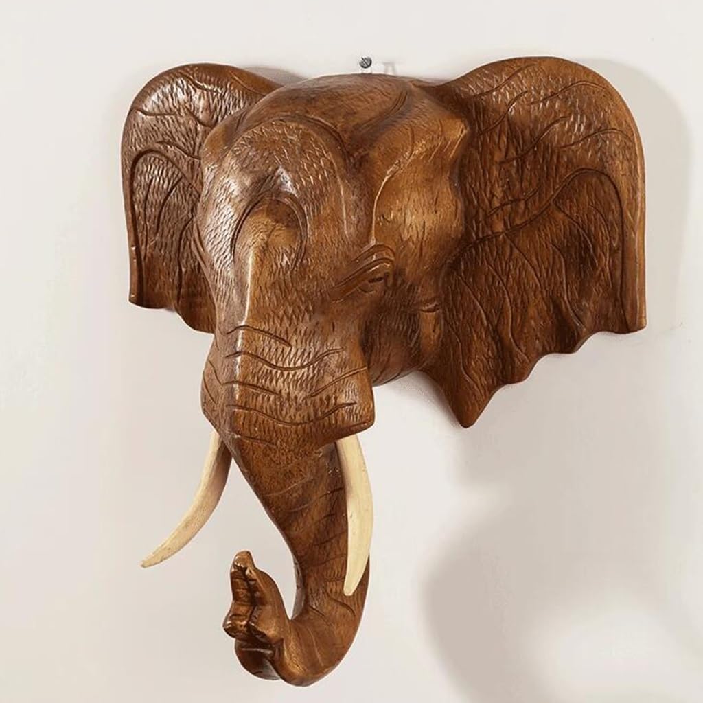 Gancio a forma di elefante in ghisa | Appendiabiti in metallo antico da appendere a chiave