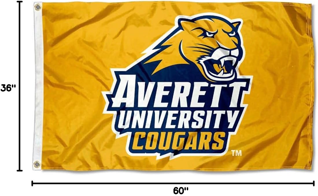Averett Cougars Gold Flag - Image 8