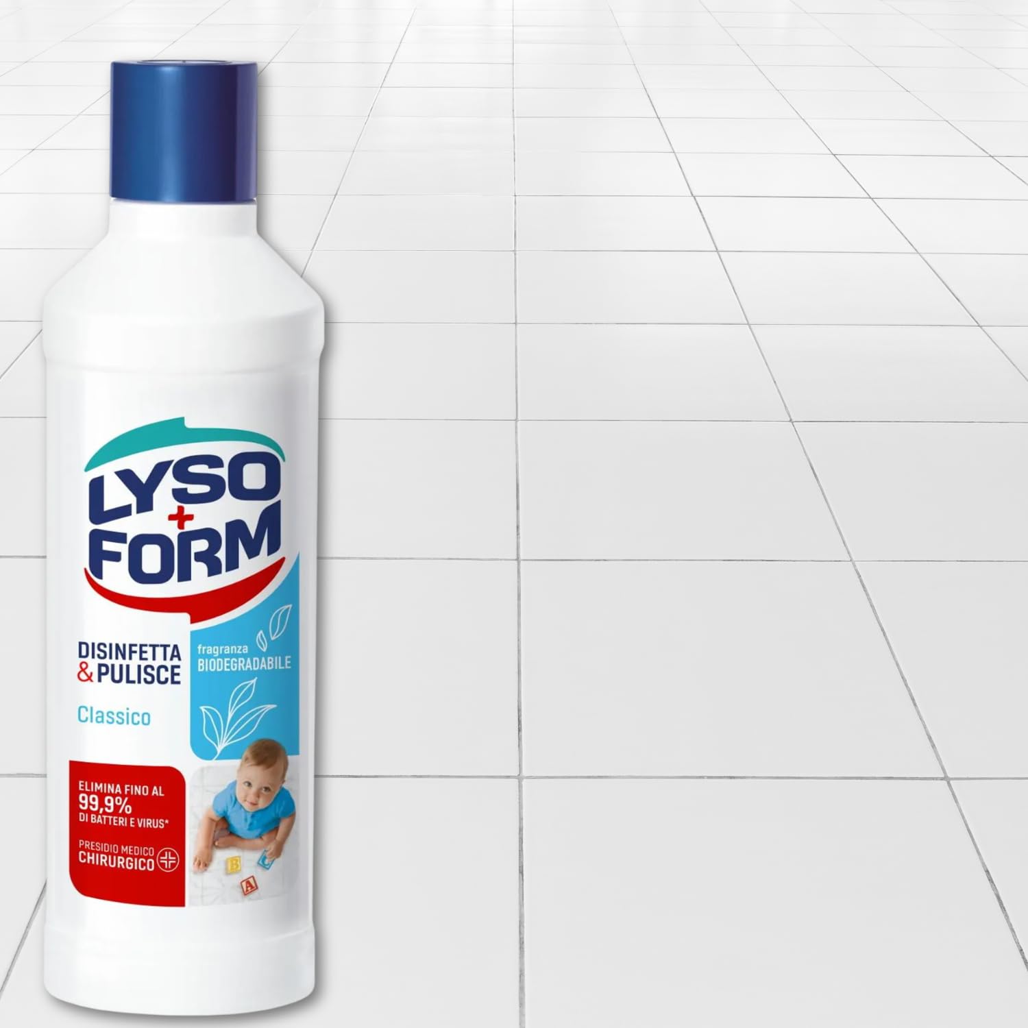 Detergente Pavimenti Disinfettante – 1100 ml – Variazioni 4/8/12 Pezzi (12)