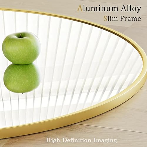 Miniatura 6 de Dewfig Espejo arqueado de longitud completa, 76 x 34 pulgadas, espejo grande con soporte, espejo de cuerpo completo para apoyar el dormitorio, sala