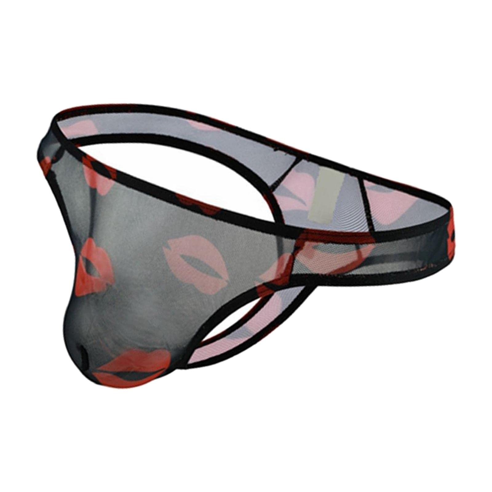 Mens G-String Underwear | Breathable Mesh Pouch Quick Drying Fabric | Elastic Briefs for Men Transparent Bikini Thongs | Ideal for Summer, & Everyday Comfort-image-18