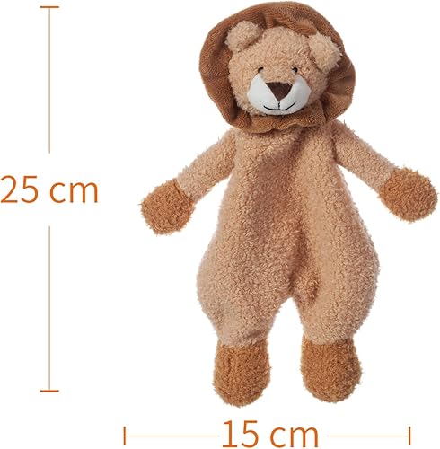 Miniatura 6 de Apricot Lamb Manta de seguridad de animales de peluche, león amarillo, manta de personaje para guardería, felpa de lujo para acurrucarse (león