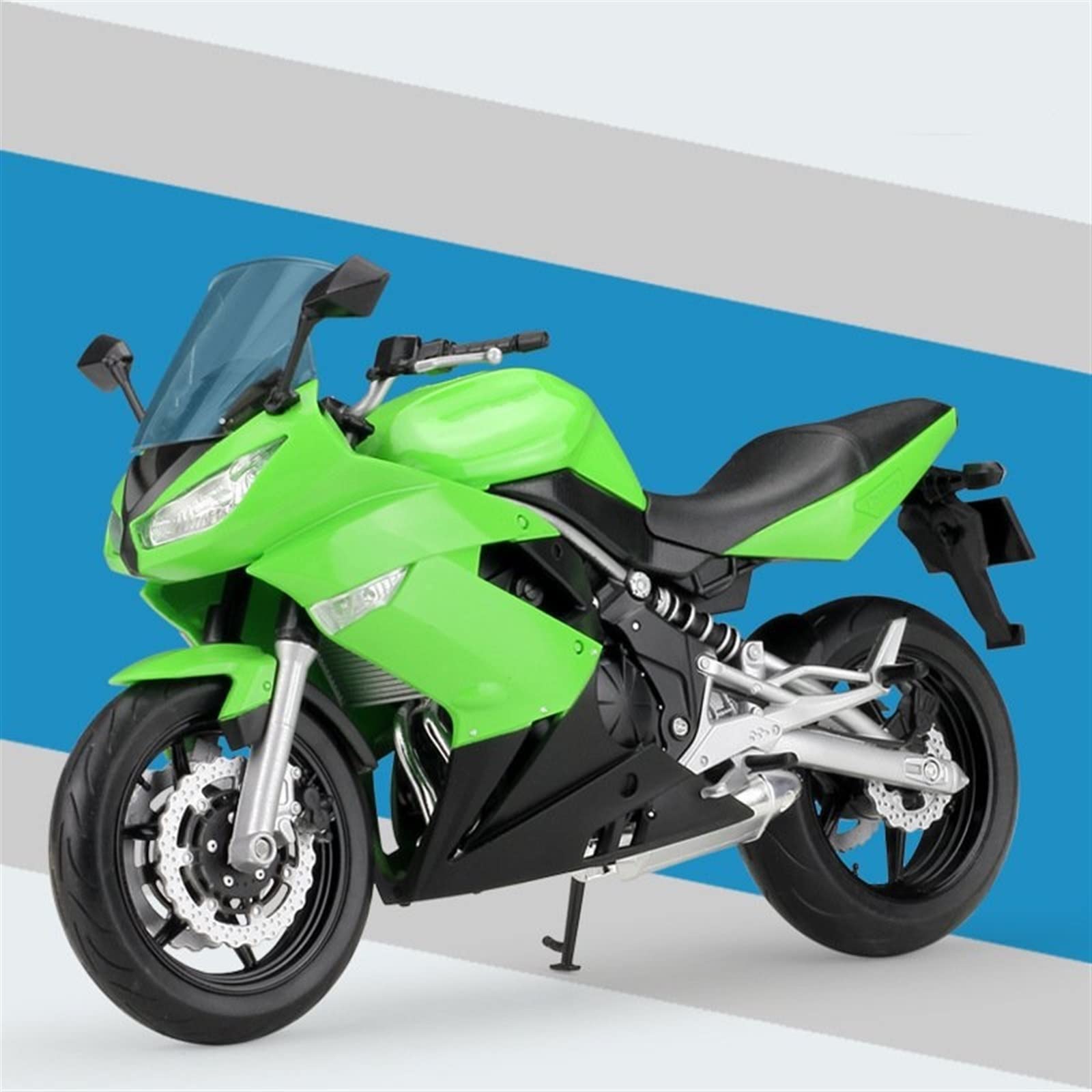 SEYXF Motorbike Toy Motorcycle Collection Model for Kawasaki Ninja 650R Alloy Birthday Gift Toys 1/10
