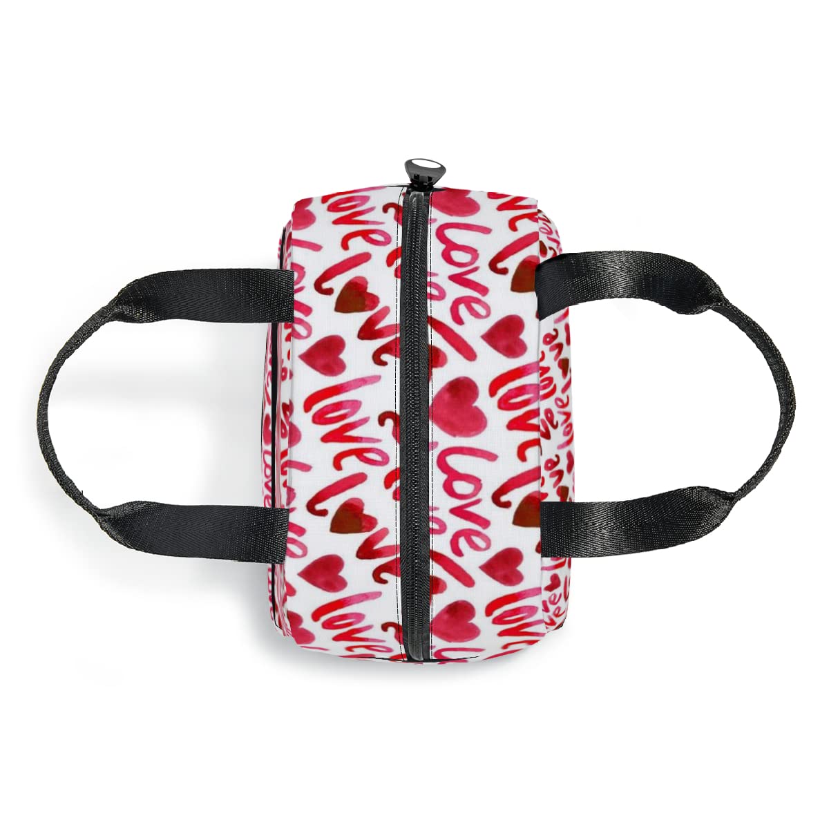 ハートとチェックの弁当袋☆ ハートとチェックの弁当袋☆