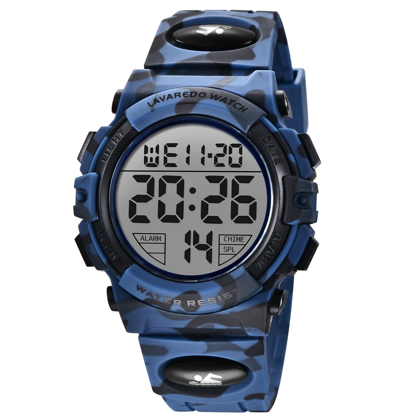Kids Watch,Boys Watch for 3-15 Year Old Boys,Digital Sport Outdoor Multifunctional Chronograph LED 50 M Waterproof Alarm Calendar Analog Watch for Children with Silicone Band,Kids Gift