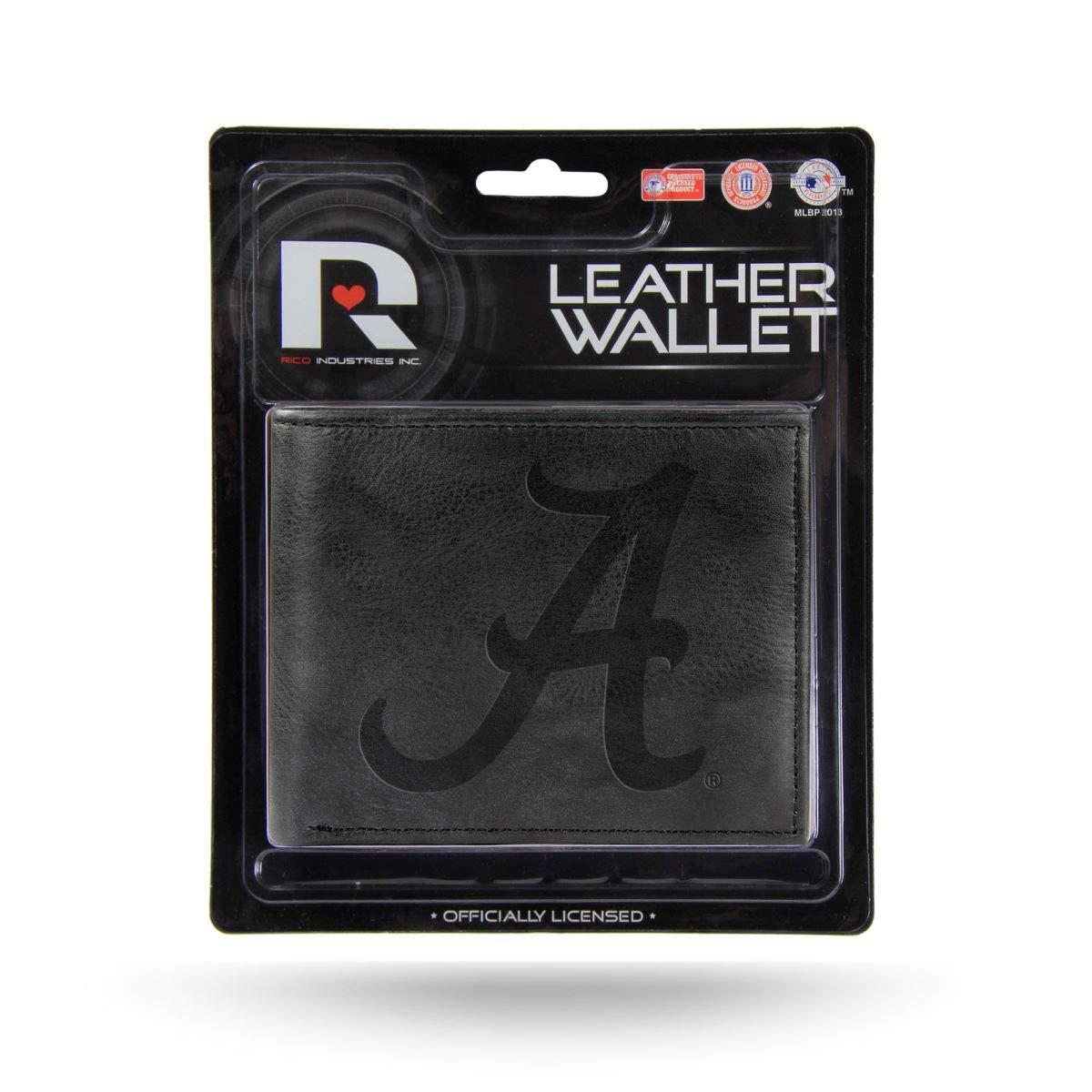 Alabama Black Leather/Manmade Billfold