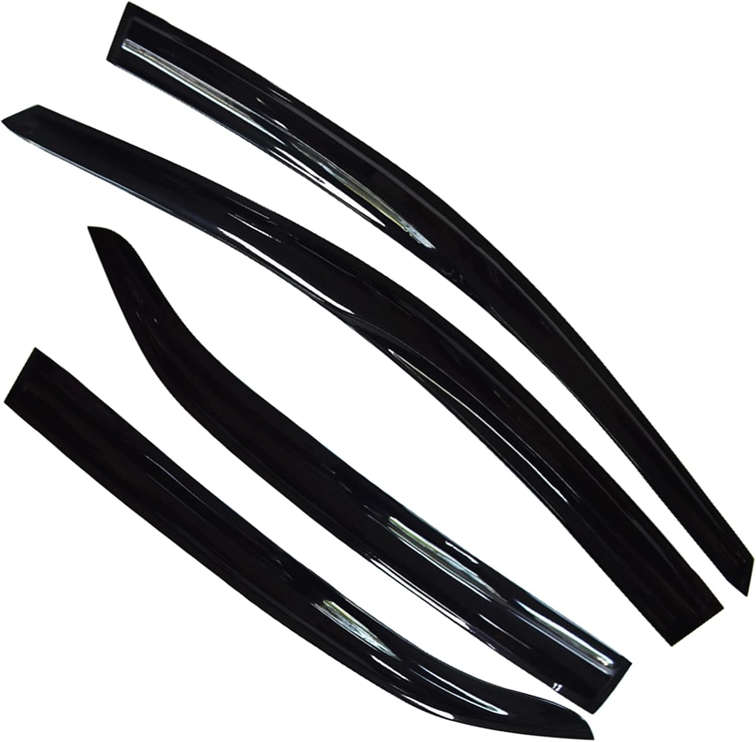 Window Visors Sun Rain Guards - Window Deflectors for Car 4-Pack Vent Shade Deflector Replacement for Corolla 2014-2019