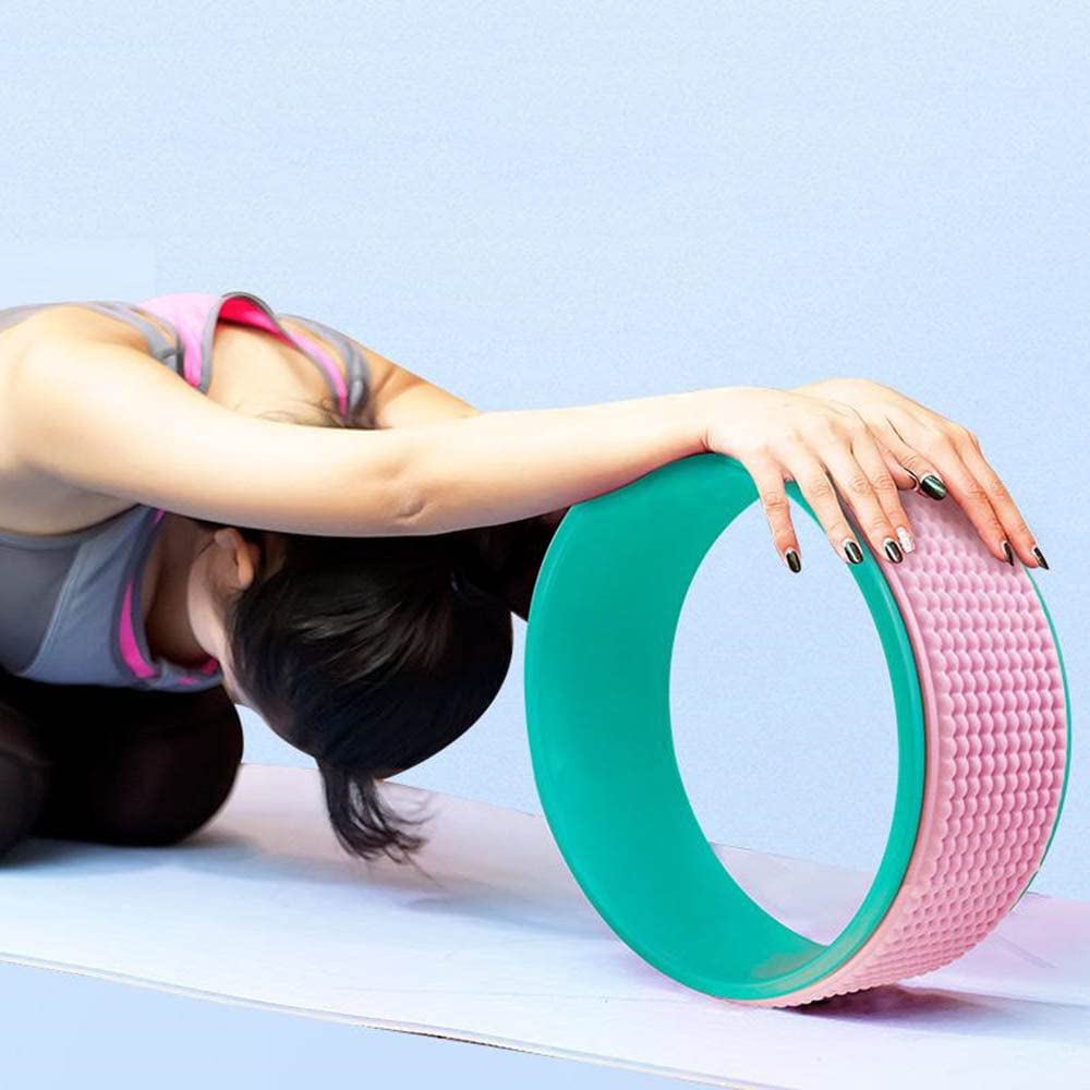 Yoga Pilates Circle Yoga Fitness Roller Wheel Strumento di Allenamento per La Schiena Dimagrante Anello Pilates A Forma di Vita Magica