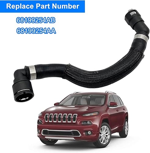 Miniatura 3 de Conector de manguera de calentador de metal y plástico 68199254AB, 34 pulgadas, tipo de enchufe, se adapta a Jeep Cherokee 2014-2018 y Chrysler 200