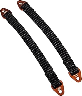 100mm Suspension Damper Travel Limit Straps for Axial RC Crawler Wraith XR10 Yeti Vaterra Ascender K5 Blazer AX10 AX-10 Ridgecrest EXO SCX10 - Orange