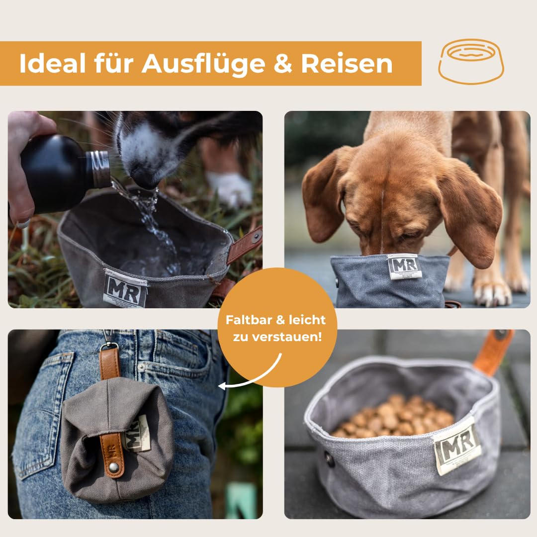 Martin Rütter Faltbarer Reisenapf Für Hunde - Mit Karabiner, Wasserdicht & Leicht