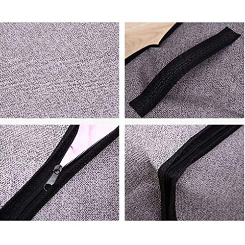 Cabilock – Bolsa de armazenamento grande de tecidos não tecidos com zíper, dobrável, bolsa de armaze