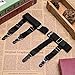Buyless Fashion Shirt Stay Adjustable Elastic Shirt Holder - Sock Garter With Strong Plastic Clips - ShirtGarter-5112