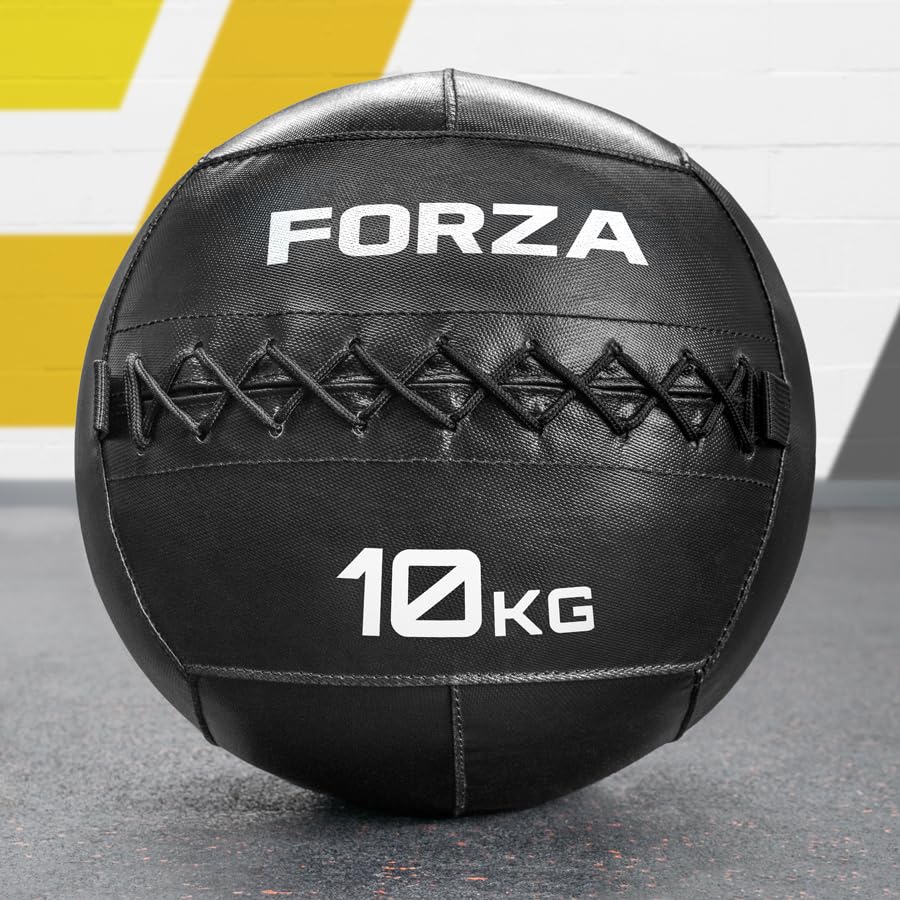 FORZA METIS Piłki ścienne, 3-15 kg, trwałe piłki do ćwiczeń siłowych i siłowych, dostępne pojedynczo lub jako zestawy