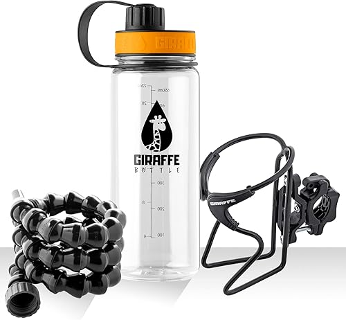 Miniatura 2 de Tower XL - Sistema de bebida manos libres, botella Tritan transparente, con soporte para botella montado en tubo redondo (longitud 30 pulgadas  29.9