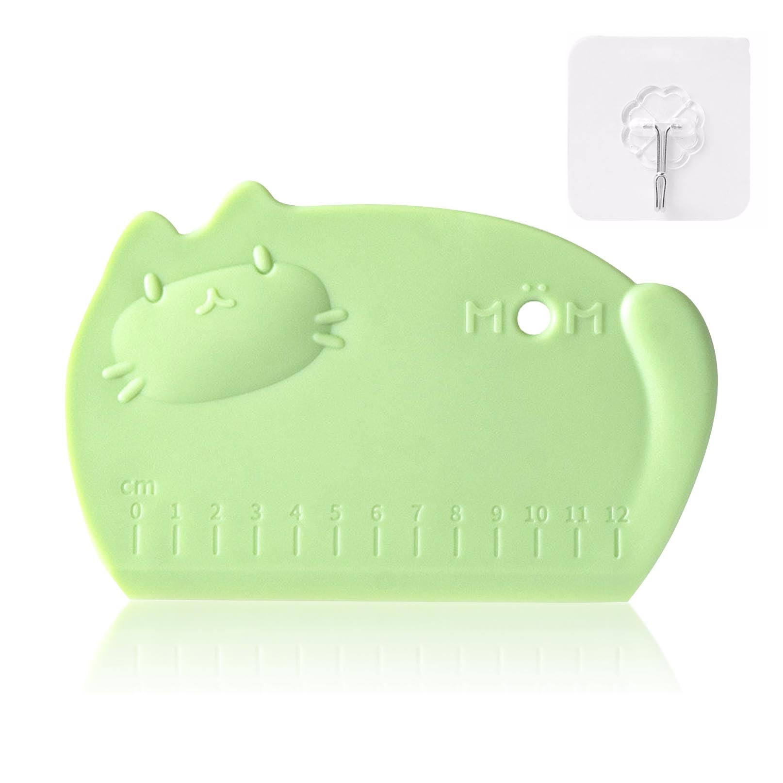 Set 4 Raschietti In Silicone Per Cucina - Spatole Antiaderenti Con Gancio, Gialle 15,5x6,5 Cm, Perfette Per Torte E Panna