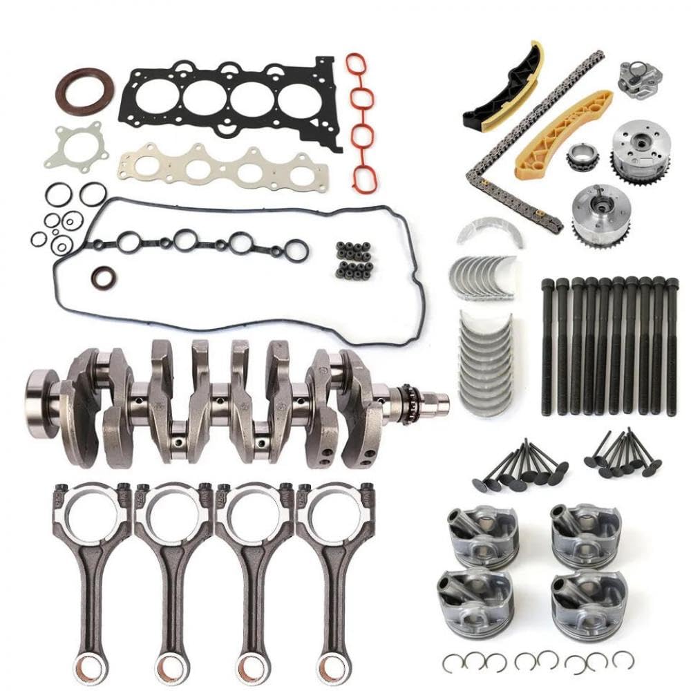 Kit di ricostruzione per revisione motore Componenti di distribuzione per aste albero motore 1.6L L4 GAS DOHC G4FJ compatibile con Sonata Koup