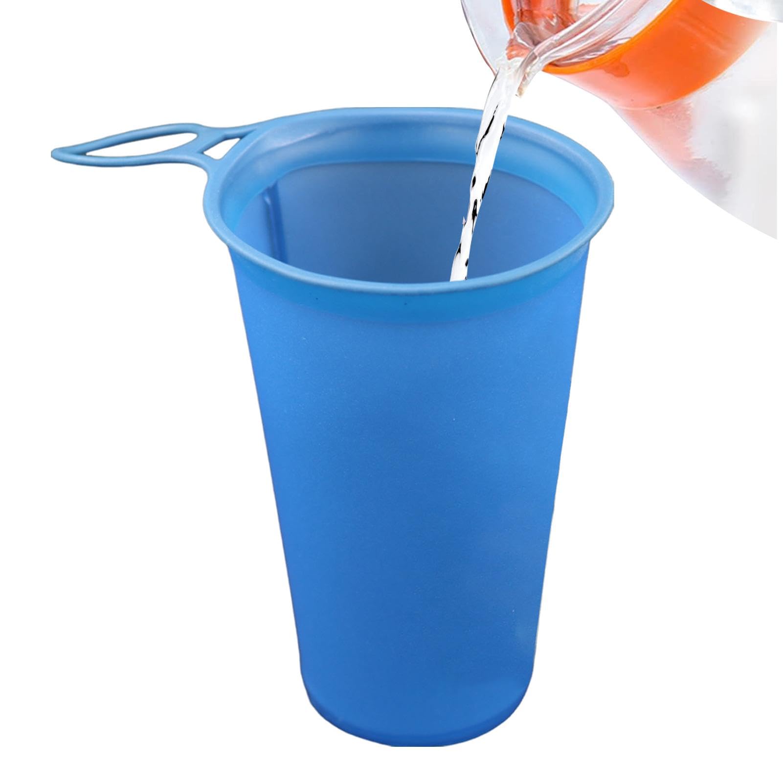 Gourde de sport pliable 200 ml for l'escalade, la randonnée, le vélo et le camping,Gobelet pliable