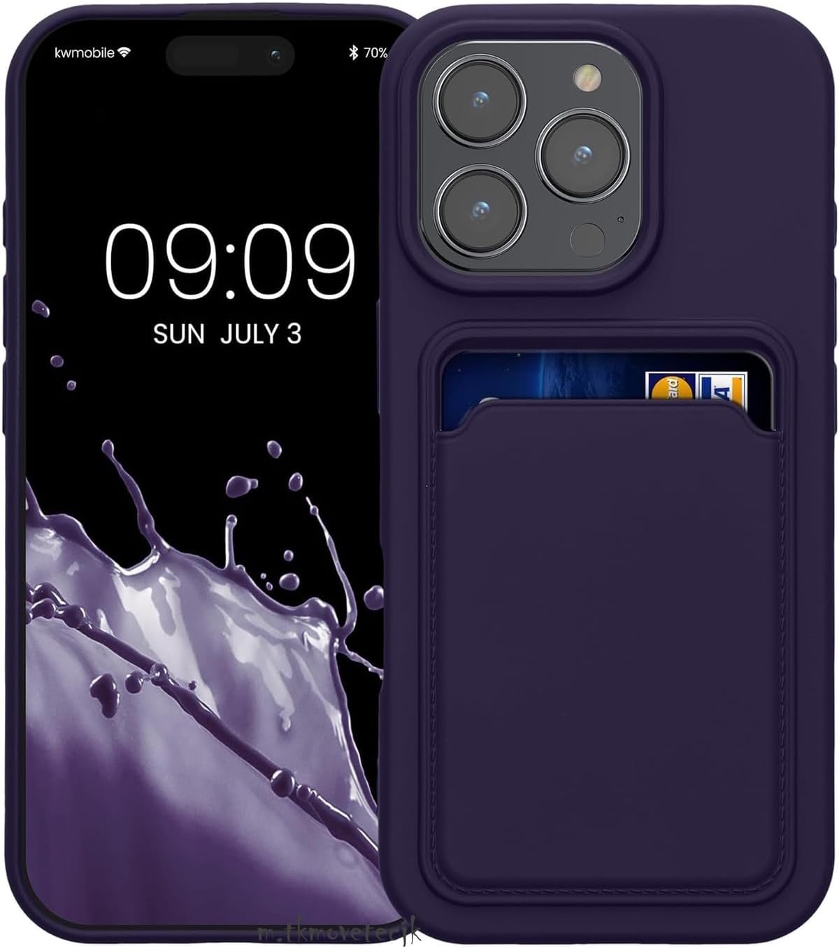 CONSTRAIN - iPhone 16 Pro ile uyumlu K l f Kamera Korumal  Kartl kl  C zdanl  Yumu ak Renkli Silikon Kapak i i Kadife