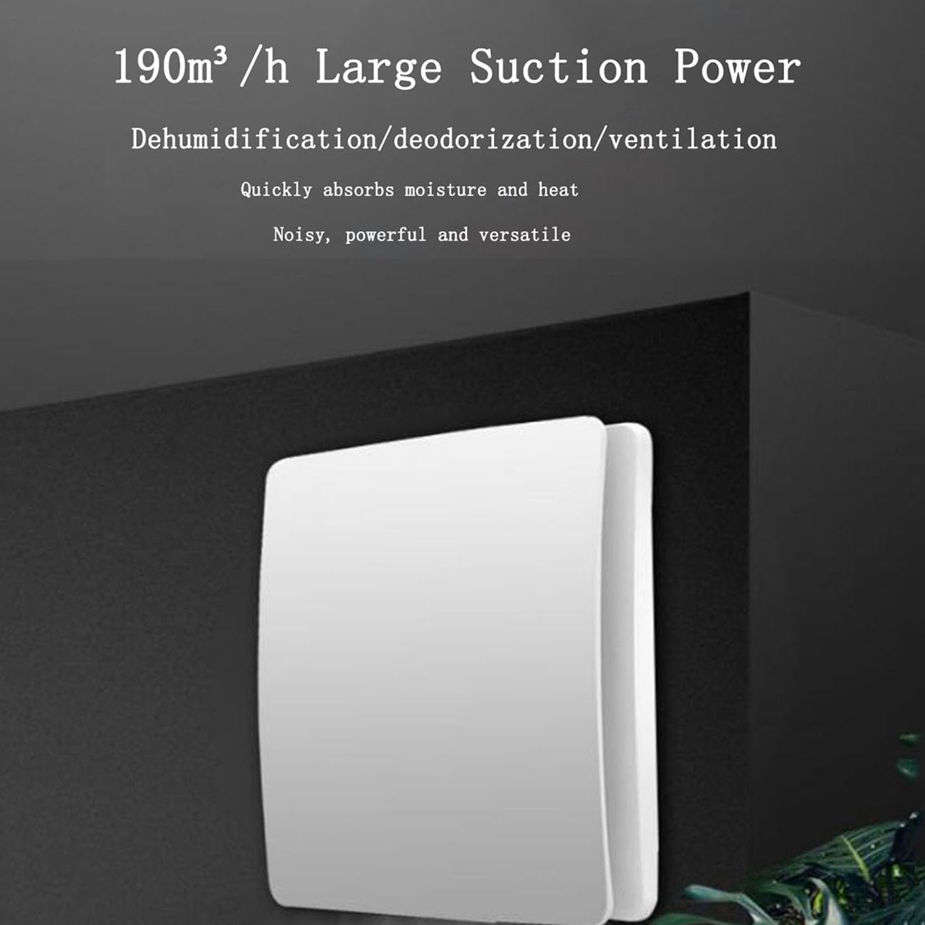 ICEMOB Ventola Aspirazione Bagno,Estrattore Aria con Valvola di Ritegno,Estrattore Aria Silenzioso 190 M³/Ora,per Cucina,Toilette,Servizi Igienici, Garage,A,6 Inches
