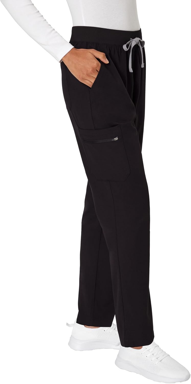 Hanes Womens Scrub Pants, Comfort Fit Healthcare Pants for Women, Moisture-Wicking Medical Scrubs - Image 3