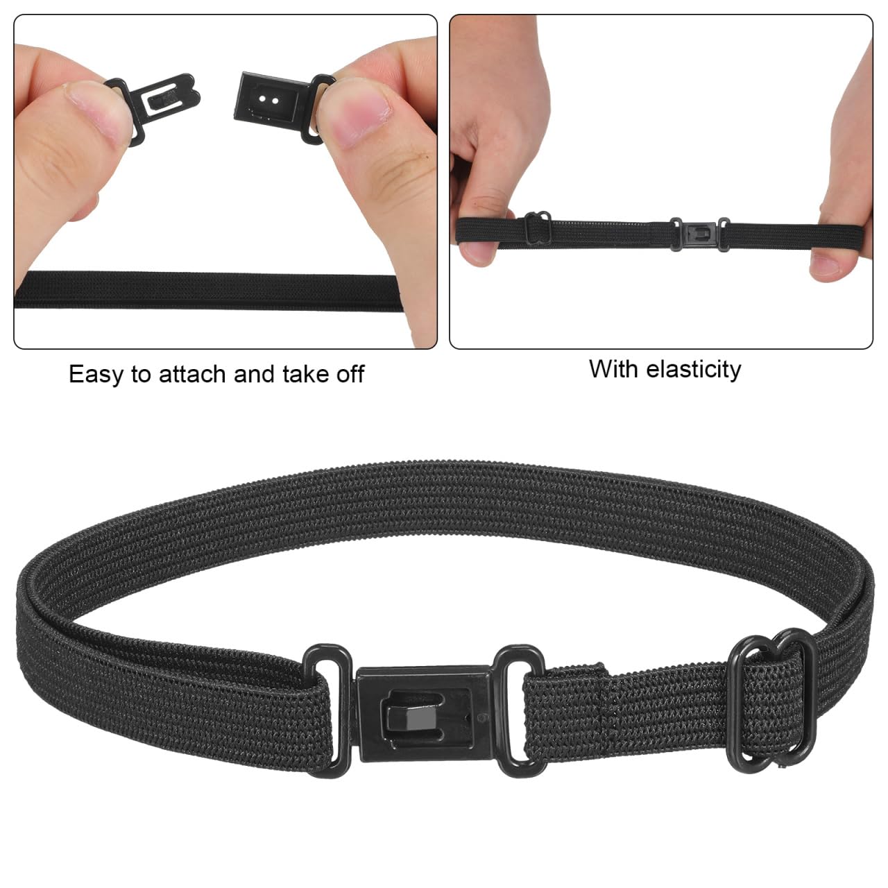 VALICLUD 50 PièCes Sangles De NœUd Cravate RéGlables Bande D'Extension Ajustable Pour Homme Accessoire Durable Pour Cravates D'Arc Confortables Et ÉLéGantes