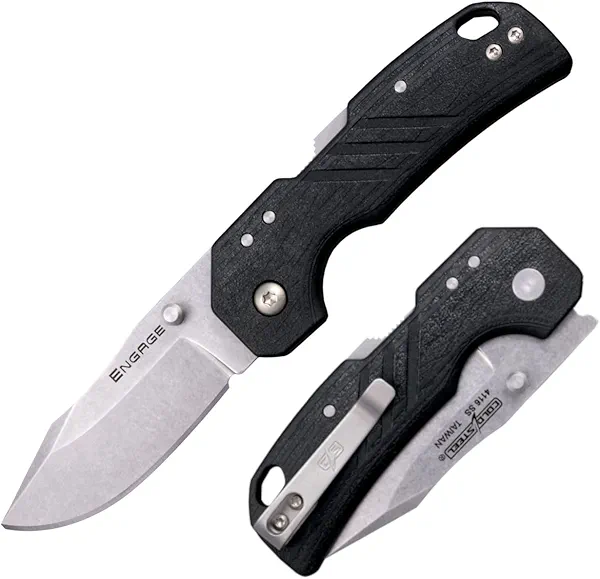 Cold Steel Engage 4116SS Steel 2.5in with GFN Handle and Atlas Lock Black