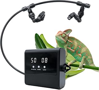 MrReptile MS200 Pro Reptile Mister Humidifier - Quiet Automatic Misting System for Terrariums & Indoor Plants