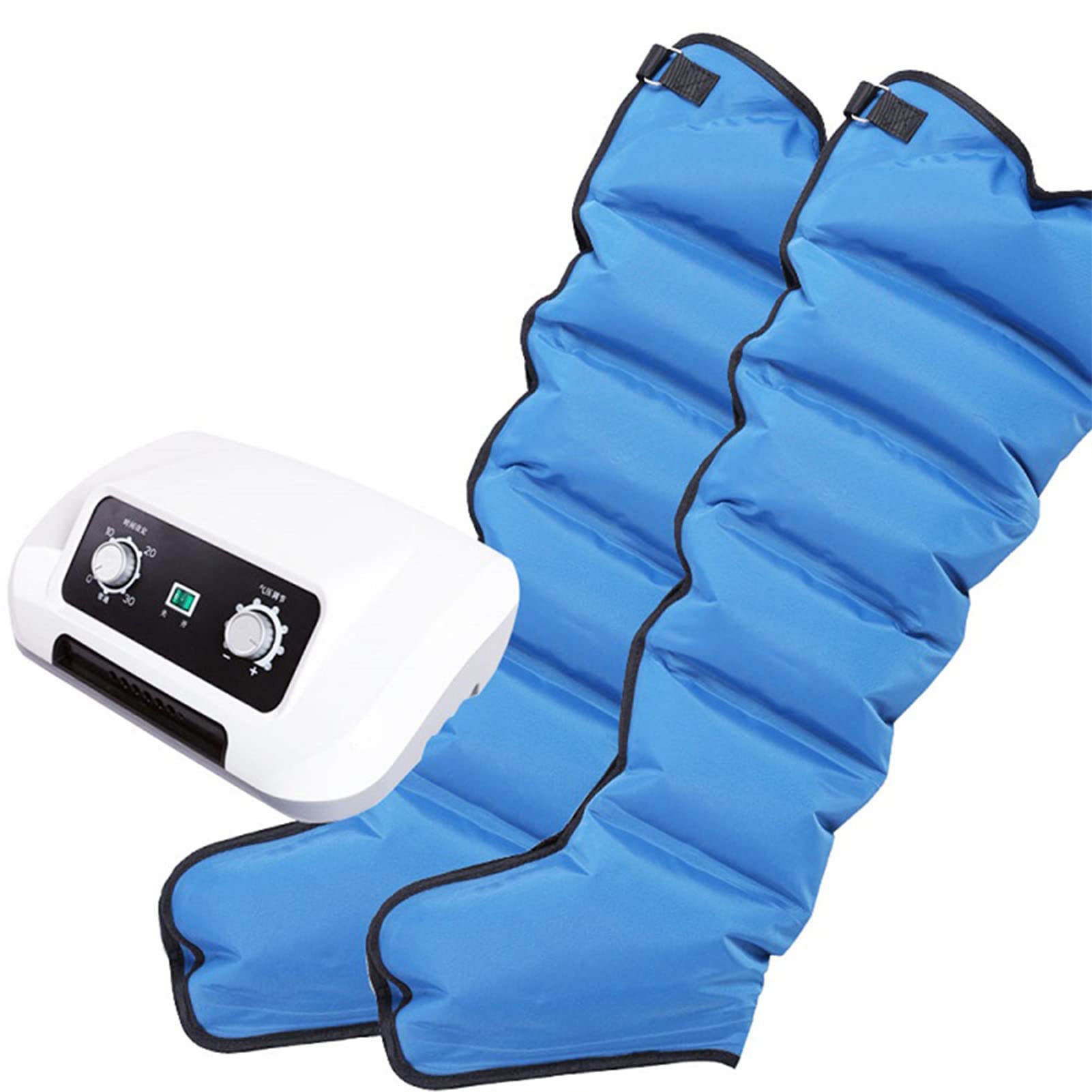 Masaje de compresión de piernas circulantes, masaje de piernas con compresión de aire secuencial, sistema de tratamiento de circulación sanguínea y linfática, botas de recuperación de pies y piernas