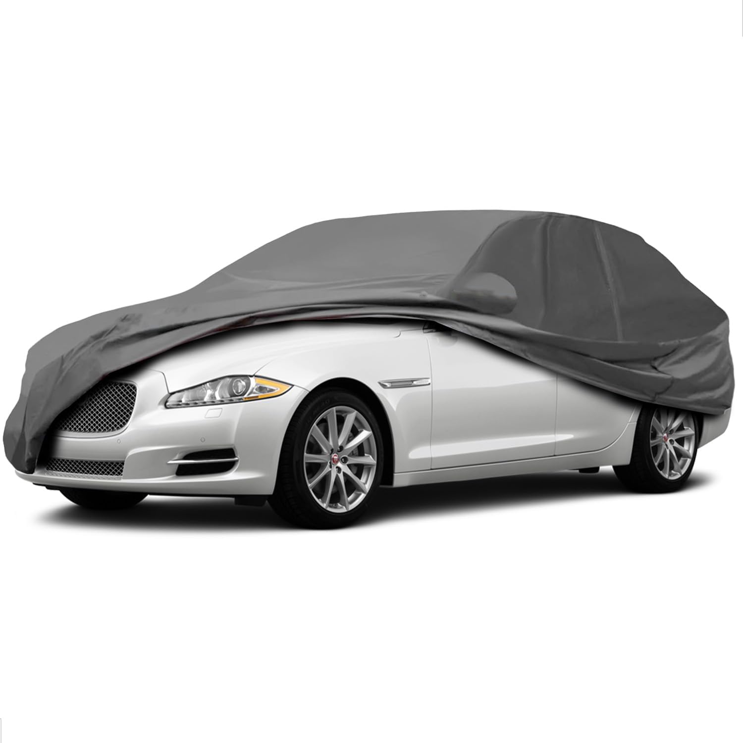 XGuard Car Body Cover for Jaguar XJL (Grey with Mirror)
