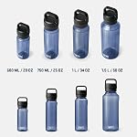 YETI Yonder 1L/34 oz Water Bottle with Leakproof Yonder Chug Cap, Charcoal