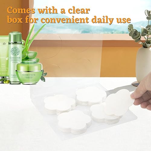 Miniatura 3 de 50 esponjas faciales comprimidas, esponjas faciales naturales de limpieza facial, almohadillas exfoliantes con forma de flor para limpieza,