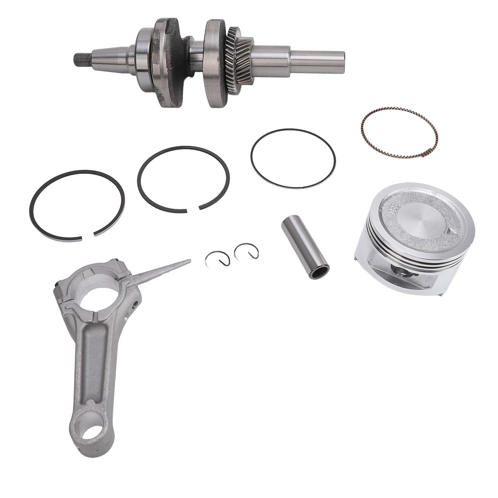 Kit Biella Pistone Motore, Albero Motore in Metallo, Resistente All'usura, per Motore GX390