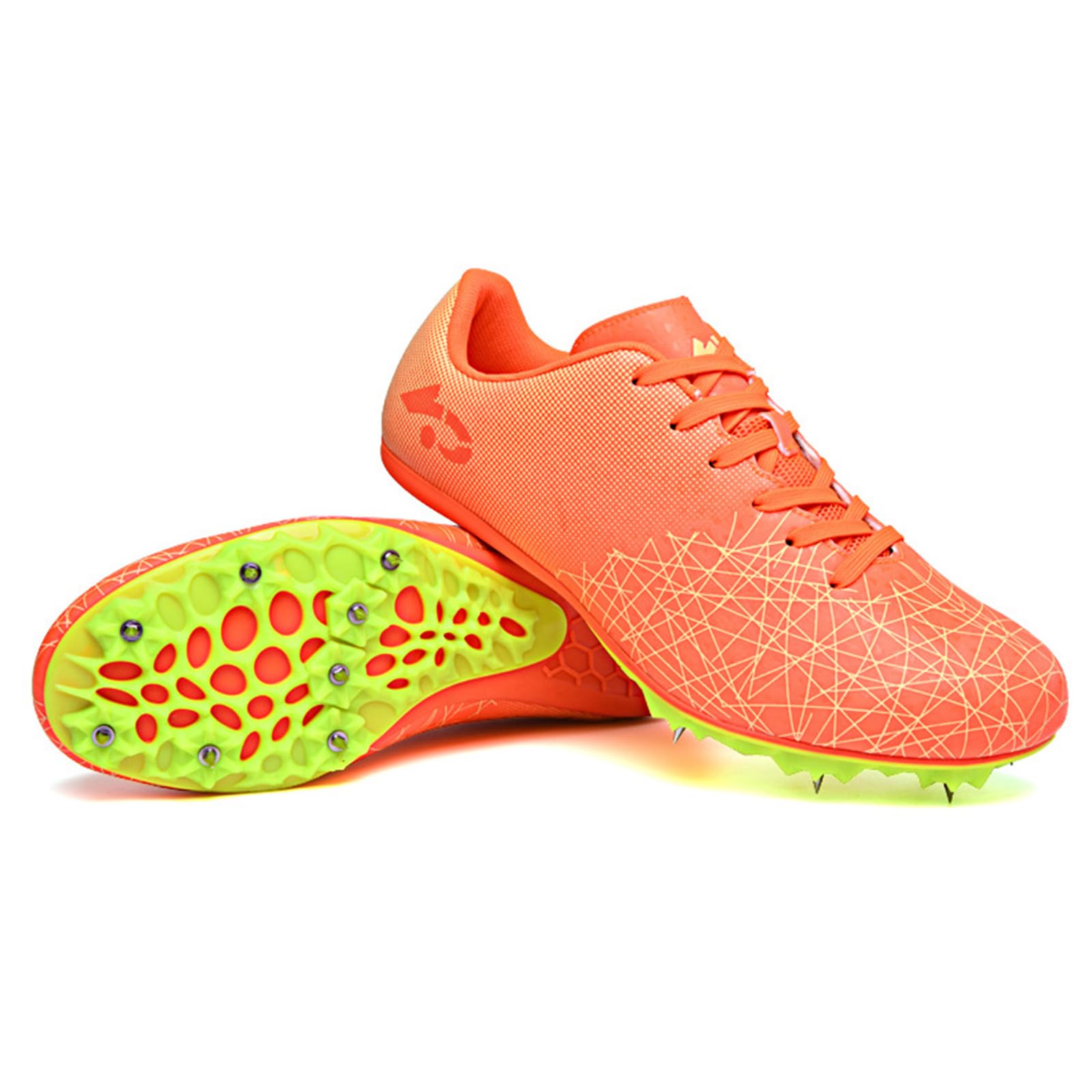 Unisex Zapatillas Deportivas Antideslizantes con Clavos y Sprint,Cómodas Zapatos de Pista y Campo,Zapatillas De Atletismo para Hombre y Mujer