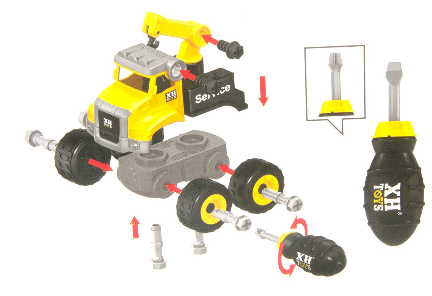 Vibgyor Vibes DIY Take-Apart Assembly Construction Vehicles with Safe Screw Driver-Pack of 1 , Random Set Will be Sent (B07WK1ZJH3) Amazon Price History, Amazon Price Tracker